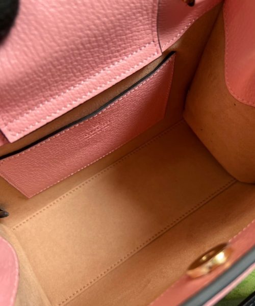 1:1 Replica Gucci Diana Mini Tote Bag Pink For Women, Women's Bags 7.9in/20cm GG ‎702732 U3ZDT 5479