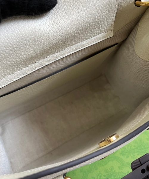 1:1 Replica Gucci Diana Small GG Tote Bag White For Women, Women's Bags 11in/27cm GG
