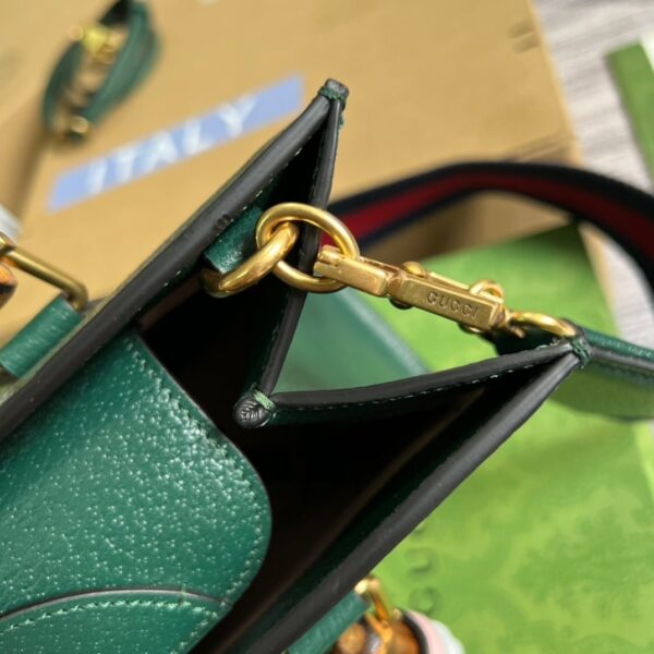 1:1 Replica Gucci Diana Small Tote Bag Green For Women, Women's Bags 11in/27cm GG ‎