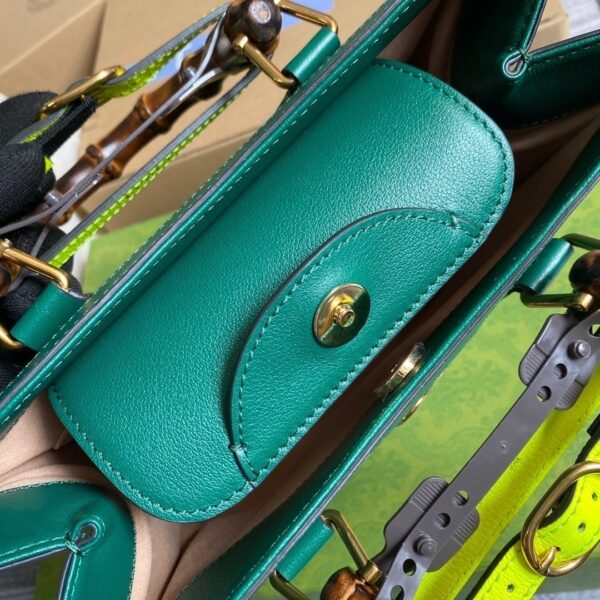 1:1 Replica Gucci Diana Small Tote Bag Green For Women, Women's Bags 11in/27cm GG ‎