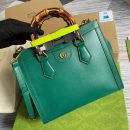 1:1 Replica Gucci Diana Small Tote Bag Green For Women, Women's Bags 11in/27cm GG ‎