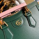 1:1 Replica Gucci Diana Small Tote Bag Green For Women, Women's Bags 11in/27cm GG ‎