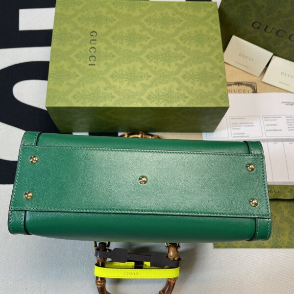 1:1 Replica Gucci Diana Small Tote Bag Green For Women, Women's Bags 11in/27cm GG ‎
