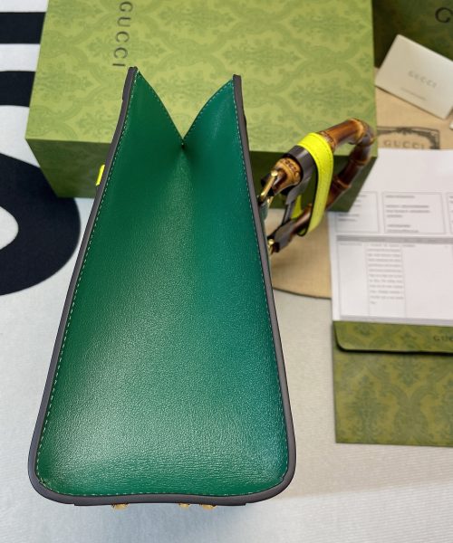 1:1 Replica Gucci Diana Small Tote Bag Green For Women, Women's Bags 11in/27cm GG ‎
