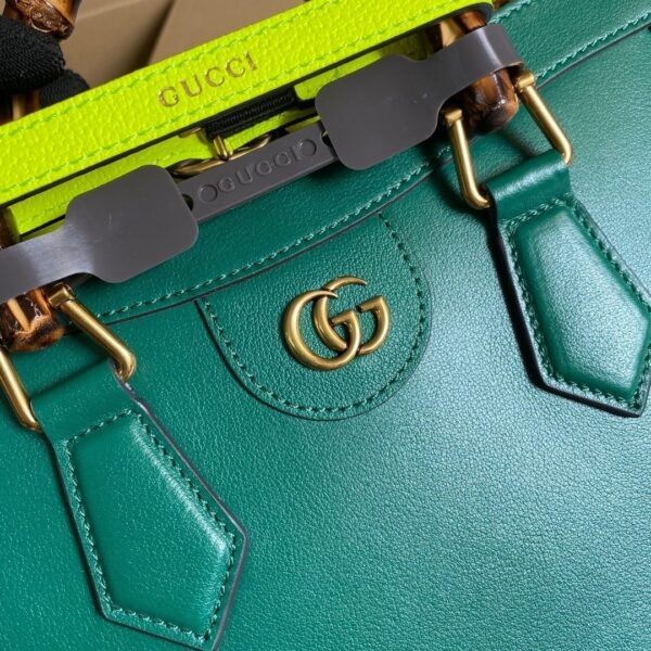 1:1 Replica Gucci Diana Small Tote Bag Green For Women, Women's Bags 11in/27cm GG ‎