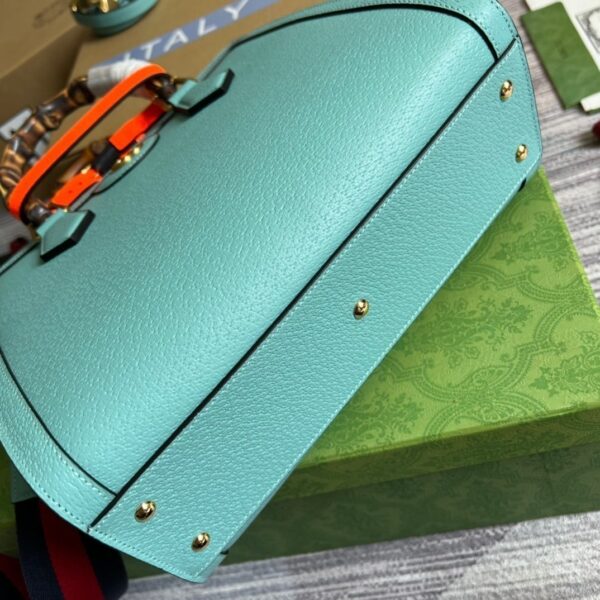 1:1 Replica Gucci Diana Small Tote Bag Light Blue For Women, Women's Bags 11in/27cm GG