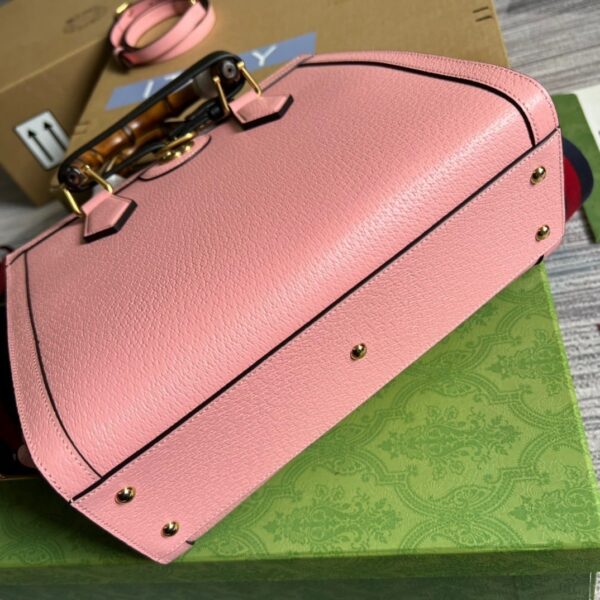 1:1 Replica Gucci Diana Small Tote Bag Pink For Women, Women's Bags 11in/27cm GG