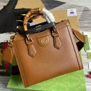 1:1 Replica Gucci Diana Small Tote Bag Red For Women, Women's Bags 11in/27cm GG