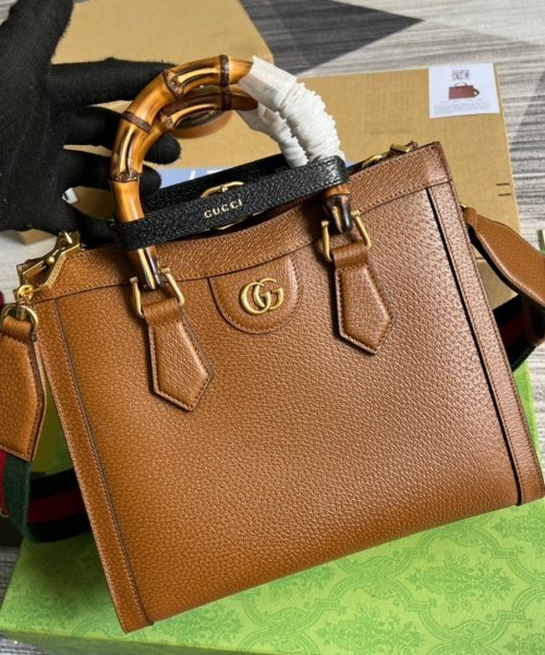 1:1 Replica Gucci Diana Small Tote Bag Red For Women, Women's Bags 11in/27cm GG