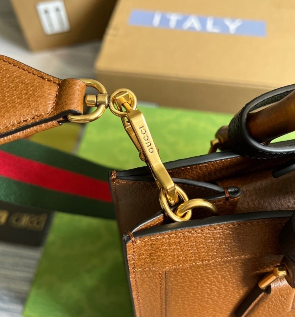 1:1 Replica Gucci Diana Small Tote Bag Red For Women, Women's Bags 11in/27cm GG