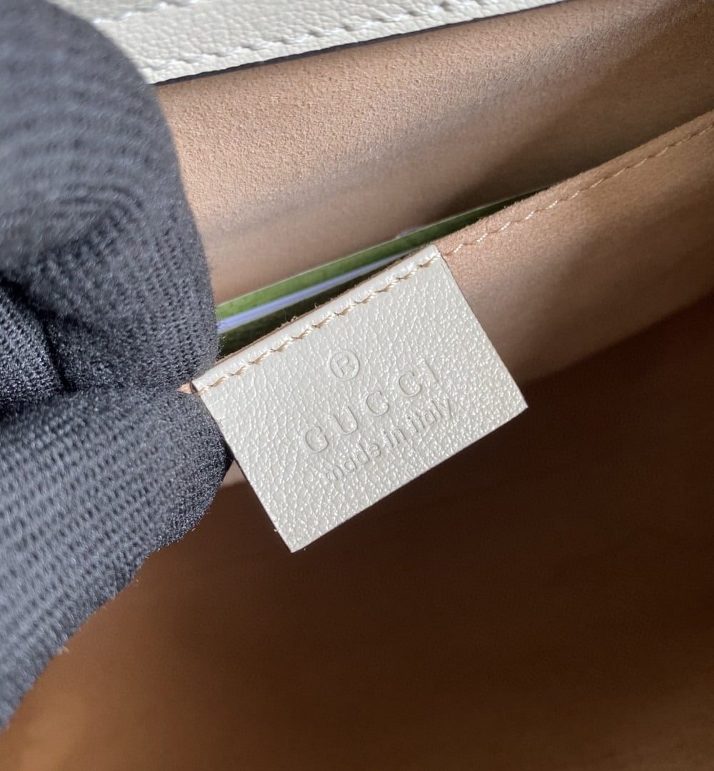 1:1 Replica Gucci Diana Small Tote Bag White For Women 11in/27cm GG 702721 U3ZDT 9196