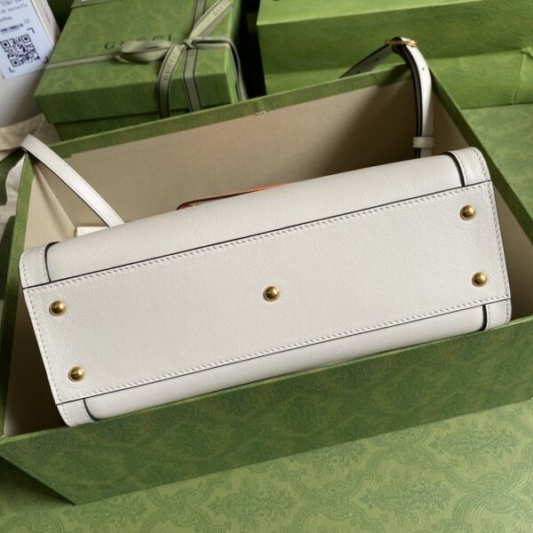 1:1 Replica Gucci Diana Small Tote Bag White For Women 11in/27cm GG 702721 U3ZDT 9196