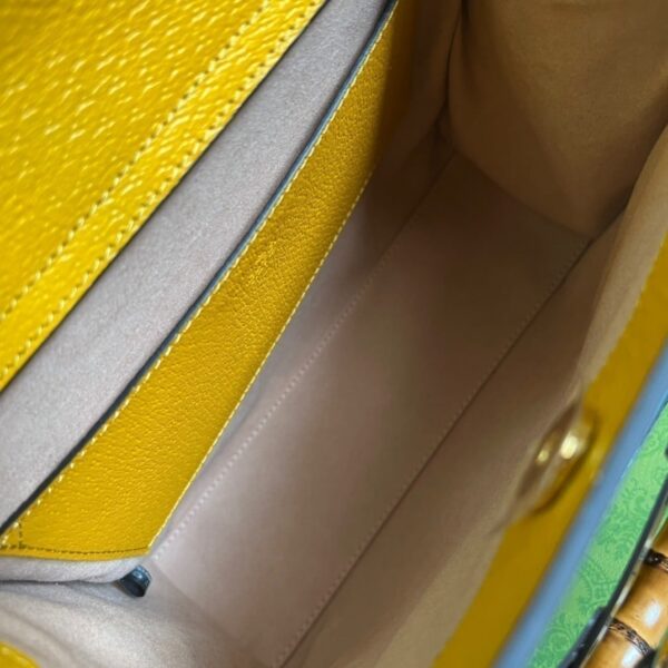 1:1 Replica Gucci Diana Small Tote Bag Yellow For Women, Women's Bags 11in/27cm GG ‎