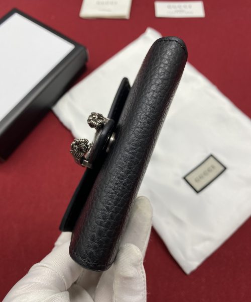 1:1 Replica Gucci Dionysus Black Chain Super Mini Bags For Women 11cm/4.3 GC