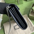 1:1 Replica Gucci Dionysus GG Chain Wallet Beige And Blue Supreme Canvas For Women 8in/20cm 401231 K9GSN 4075