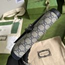 1:1 Replica Gucci Dionysus GG Chain Wallet Beige And Blue Supreme Canvas For Women 8in/20cm 401231 K9GSN 4075