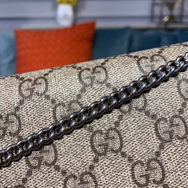 1:1 Replica Gucci Dionysus GG Supreme Super Mini Bag Canvas Beige For Women 6.5in/16.5cm GG 476432 KHNRN 8642
