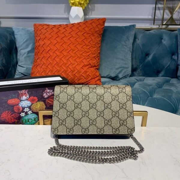 1:1 Replica Gucci Dionysus GG Supreme Super Mini Bag Canvas Beige For Women 6.5in/16.5cm GG 476432 KHNRN 8642