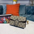1:1 Replica Gucci Dionysus GG Supreme Super Mini Bag Canvas Beige For Women 6.5in/16.5cm GG 476432 KHNRN 8642