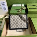 1:1 Replica Gucci Dionysus Mini Bag Beige And Blue GG Supreme Canvas For Women 7.5in/20cm
