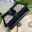 1:1 Replica Gucci Dionysus Mini Bag Beige And Blue GG Supreme Canvas For Women 7.5in/20cm