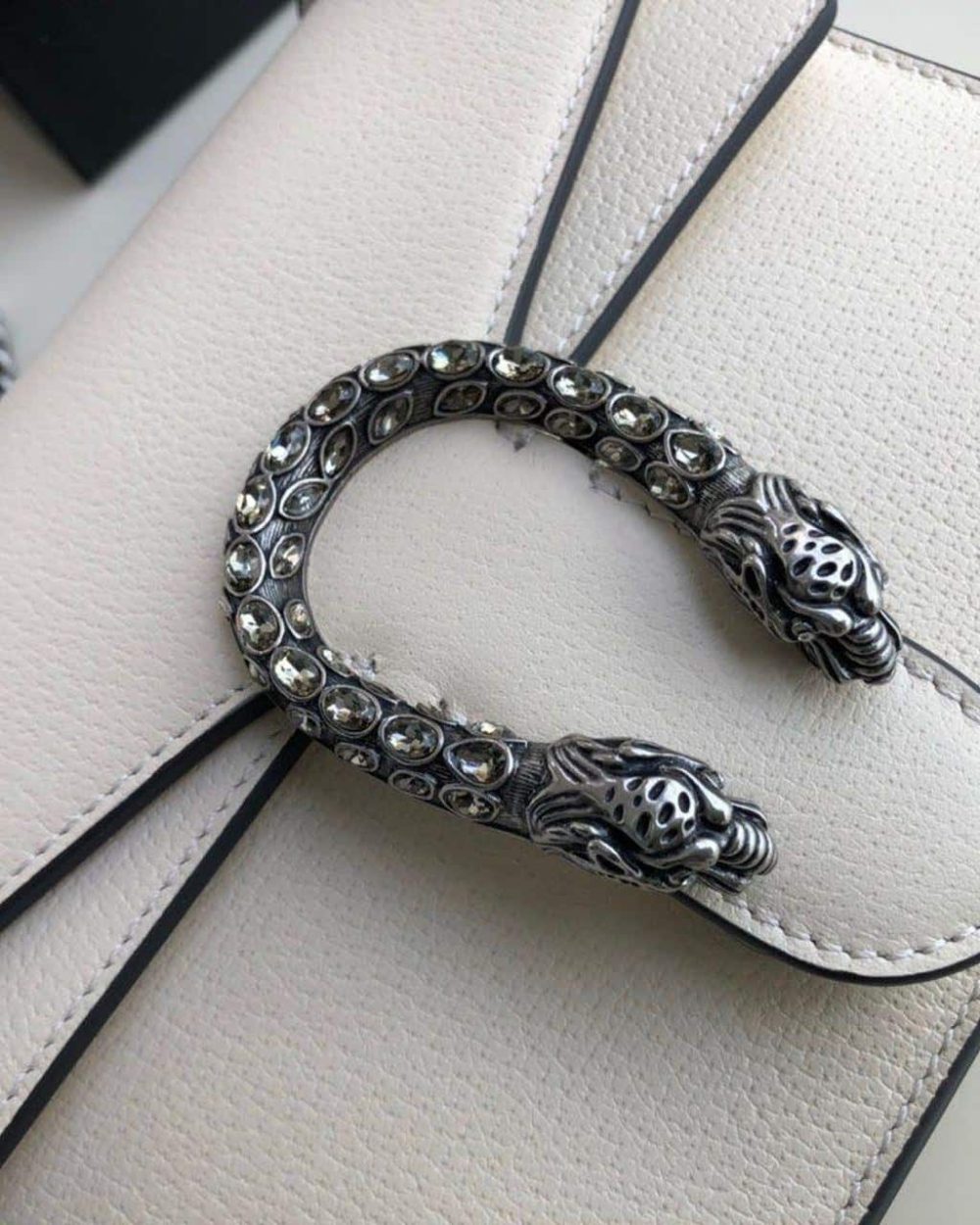 1:1 Replica Gucci Dionysus Mini Bag White For Women 7.5in/20cm GG 421970 0K7JN 9680