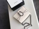 1:1 Replica Gucci Dionysus Mini Bag White For Women 7.5in/20cm GG 421970 0K7JN 9680