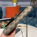 1:1 Replica Gucci Dionysus Mini Chain Bag Beige/Ebony GG Supreme Canvas For Women 8in/20cm GG 401231 KHNSN 8642