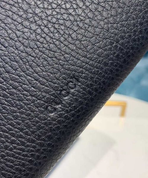 1:1 Replica Gucci Dionysus Mini Chain Bag Black Metal-Free Tanned For Women 8in/20cm GG 401231 CAOGN 8176