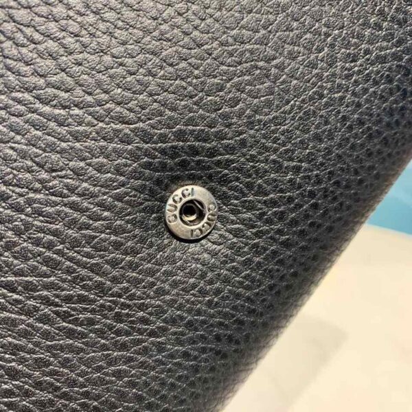 1:1 Replica Gucci Dionysus Mini Chain Bag Black Metal-Free Tanned For Women 8in/20cm GG 401231 CAOGN 8176