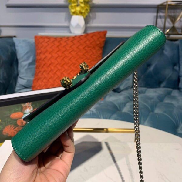1:1 Replica Gucci Dionysus Mini Chain Bag Emerald Green Metal-Free Tanned For Women 8in/20cm GG 401231 CAOGX 3120
