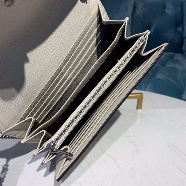 1:1 Replica Gucci Dionysus Mini Chain Bag White Metal-Free Tanned For Women 8in/20cm GG 401231 CAOGM 9174