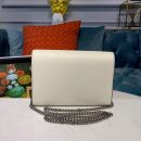 1:1 Replica Gucci Dionysus Mini Chain Bag White Metal-Free Tanned For Women 8in/20cm GG 401231 CAOGM 9174
