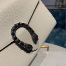 1:1 Replica Gucci Dionysus Mini Chain Bag White Metal-Free Tanned For Women 8in/20cm GG 401231 CAOGM 9174