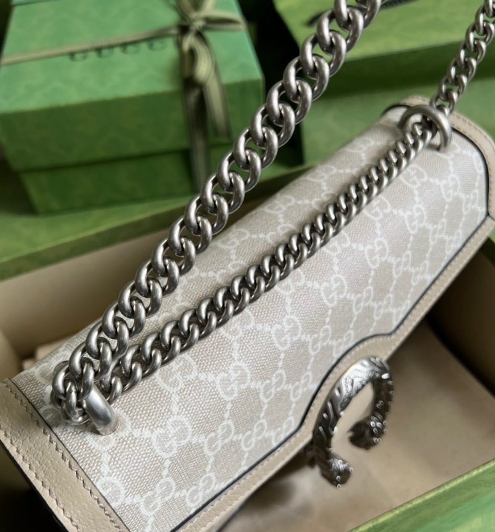 1:1 Replica Gucci Dionysus Small GG Bag Beige For Women, Women's Bags 10in/25cm GG 499623 UULBN 9683