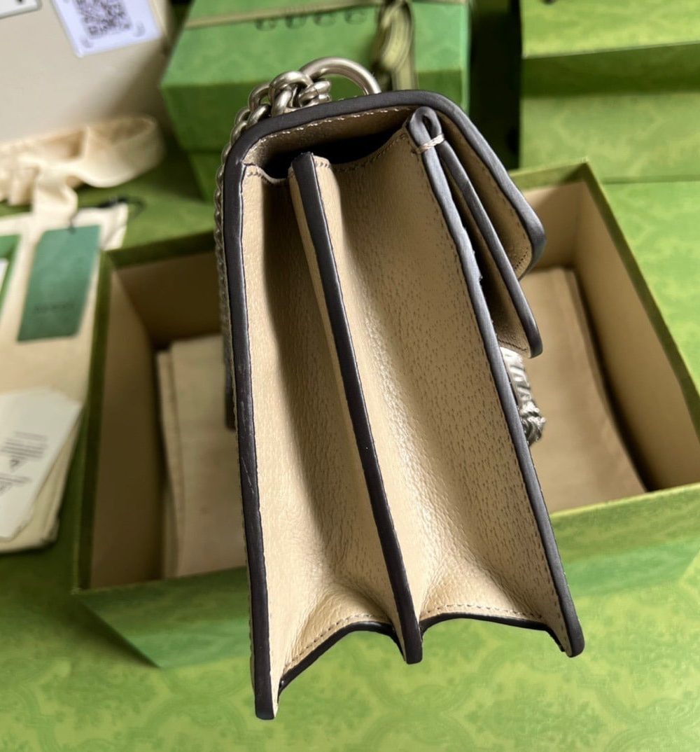 1:1 Replica Gucci Dionysus Small GG Bag Beige For Women, Women's Bags 10in/25cm GG 499623 UULBN 9683