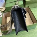 1:1 Replica Gucci Dionysus Small GG Shoulder Bag Black And Ivory GG Denim Jacquard For Women 10in/25cm 499623 UN3BN 1274