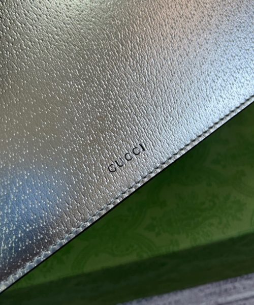 1:1 Replica Gucci Dionysus Small Shoulder Bag Silver For Women, Women's Bags 10in/26cm GG 499623 1TRBN 8173