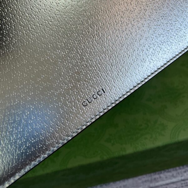 1:1 Replica Gucci Dionysus Small Shoulder Bag Silver For Women, Women's Bags 10in/26cm GG 499623 1TRBN 8173