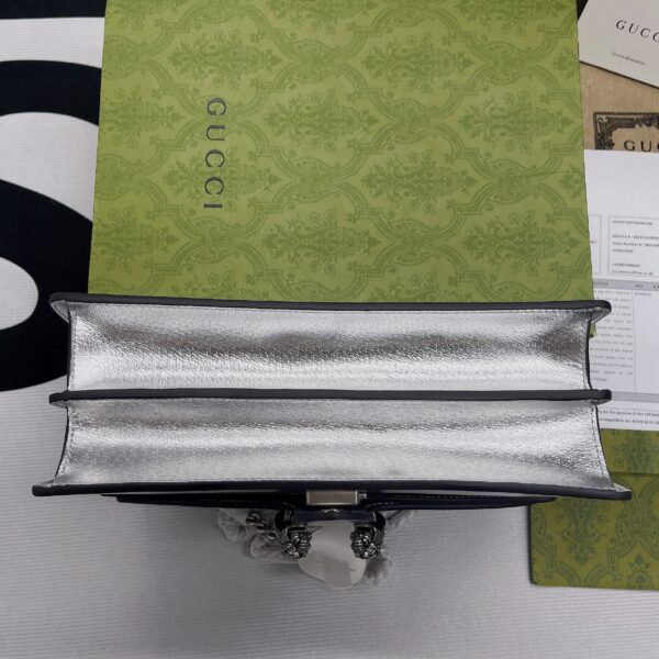 1:1 Replica Gucci Dionysus Small Shoulder Bag Silver For Women, Women's Bags 10in/26cm GG 499623 1TRBN 8173