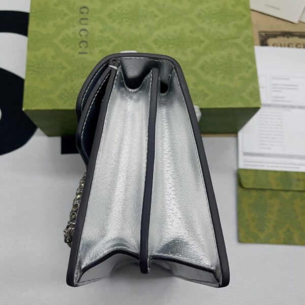 1:1 Replica Gucci Dionysus Small Shoulder Bag Silver For Women, Women's Bags 10in/26cm GG 499623 1TRBN 8173
