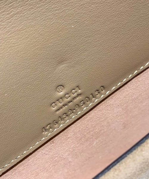 1:1 Replica Gucci Dionysus Super Mini Bag Emerald GG Supreme Canvas Made Using An Earth-Conscious Process With Taupe Detail For Women 6.5in/16.5cm GG ‎476432 KHNRN 8642