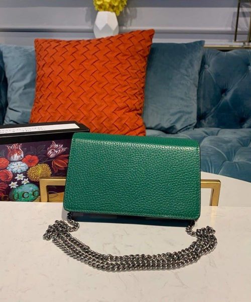 1:1 Replica Gucci Dionysus Super Mini Bag Emerald Green Metal-Free Tanned For Women 6.5in/16.5cm GG 476432 CAOGX 3120