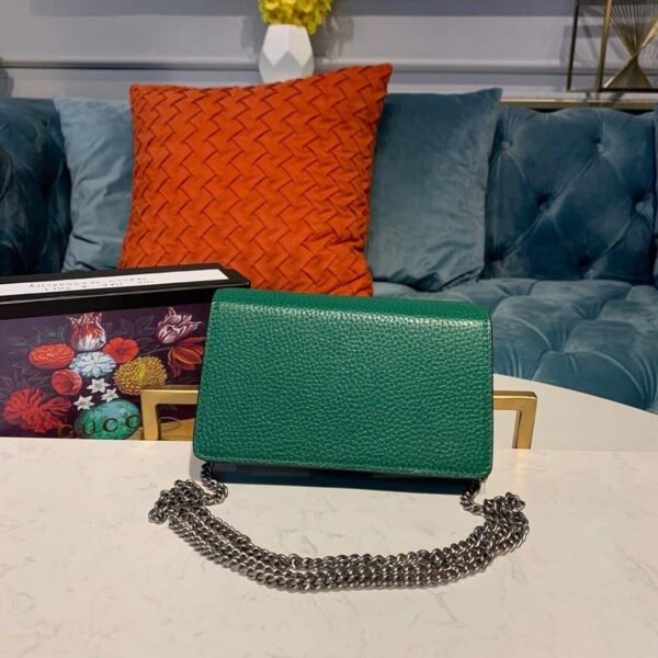 1:1 Replica Gucci Dionysus Super Mini Bag Emerald Green Metal-Free Tanned For Women 6.5in/16.5cm GG 476432 CAOGX 3120