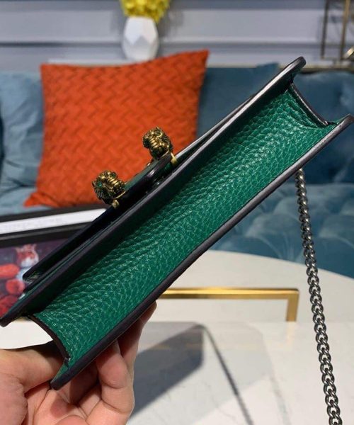 1:1 Replica Gucci Dionysus Super Mini Bag Emerald Green Metal-Free Tanned For Women 6.5in/16.5cm GG 476432 CAOGX 3120