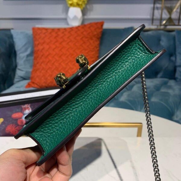 1:1 Replica Gucci Dionysus Super Mini Bag Emerald Green Metal-Free Tanned For Women 6.5in/16.5cm GG 476432 CAOGX 3120