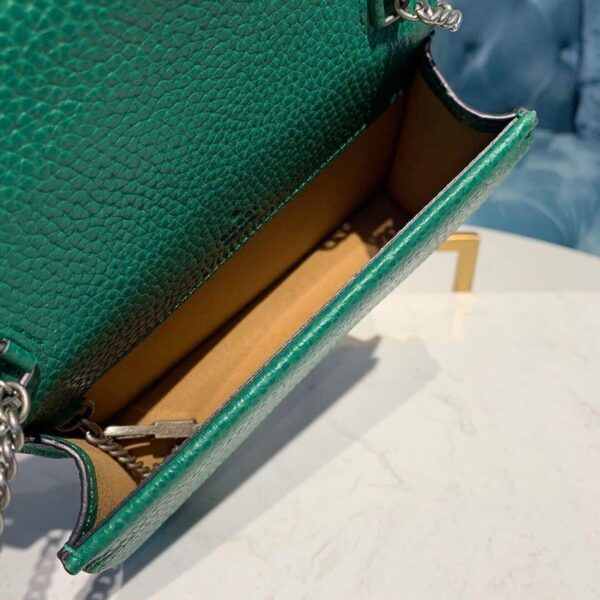 1:1 Replica Gucci Dionysus Super Mini Bag Emerald Green Metal-Free Tanned For Women 6.5in/16.5cm GG 476432 CAOGX 3120