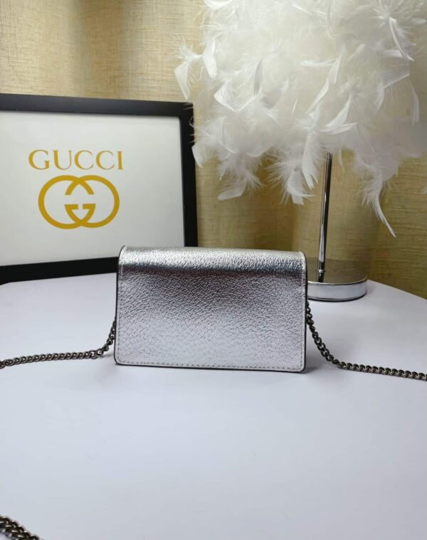 1:1 Replica Gucci Dionysus Super Mini Bag Silver For Women, Women's Bags 6.5in/17cm GG 476432 1TRBN 8173