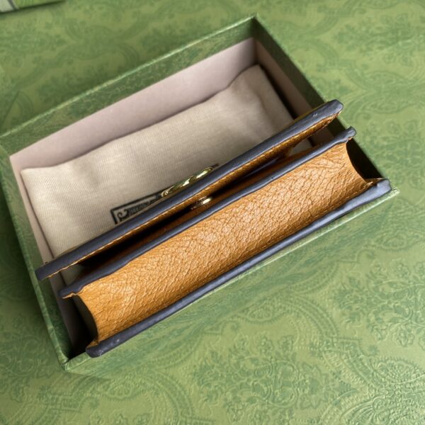 Gucci Disney KAI Brown Card Case Wallet For Men, Men's Wallet 11cm/4.3in GG