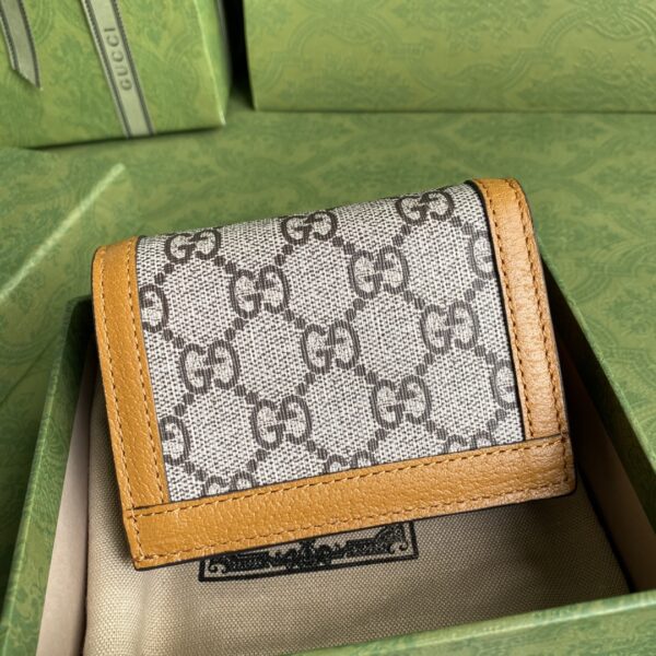 Gucci Disney KAI Brown Card Case Wallet For Men, Men's Wallet 11cm/4.3in GG